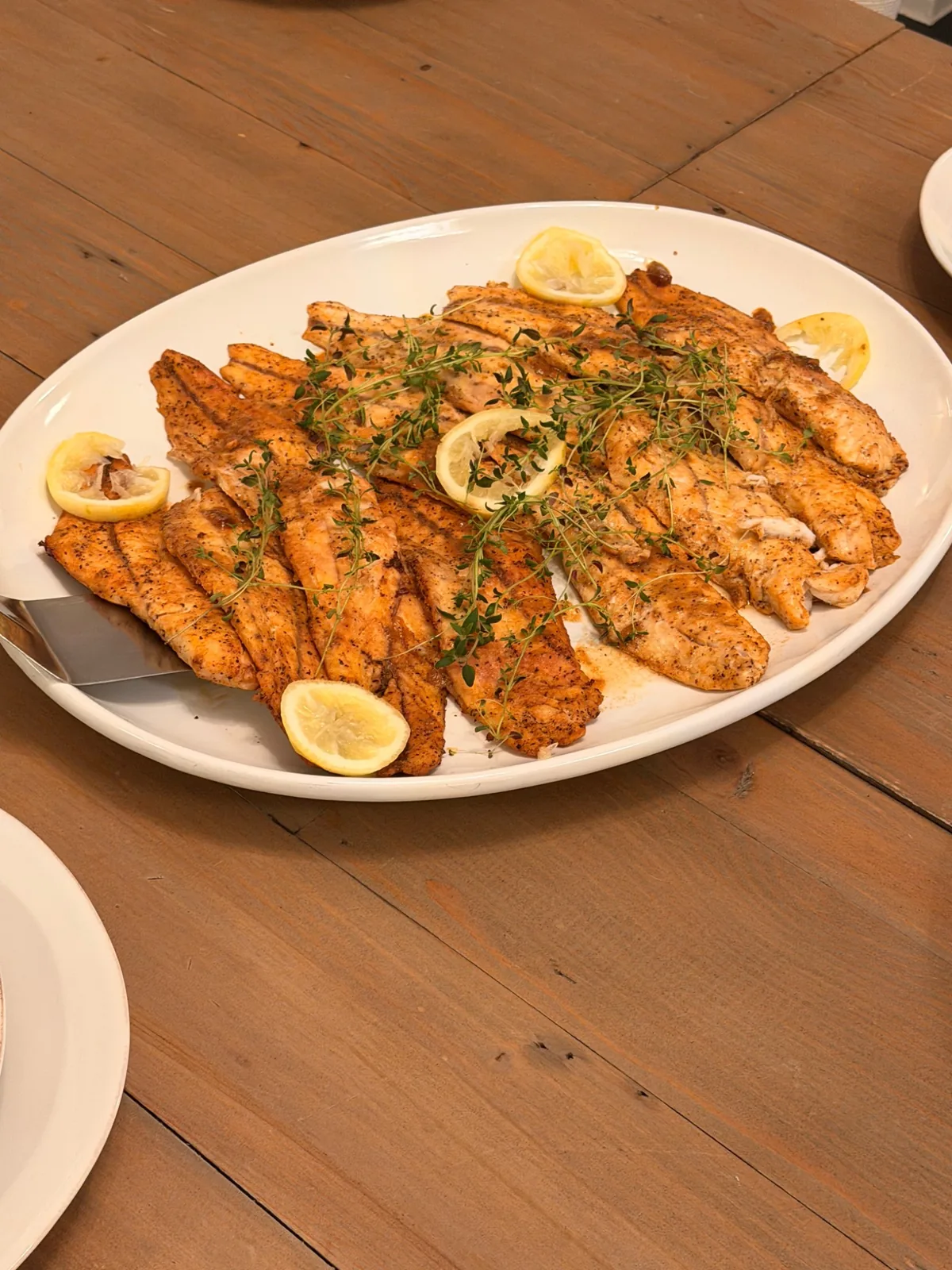 Catered fish platter