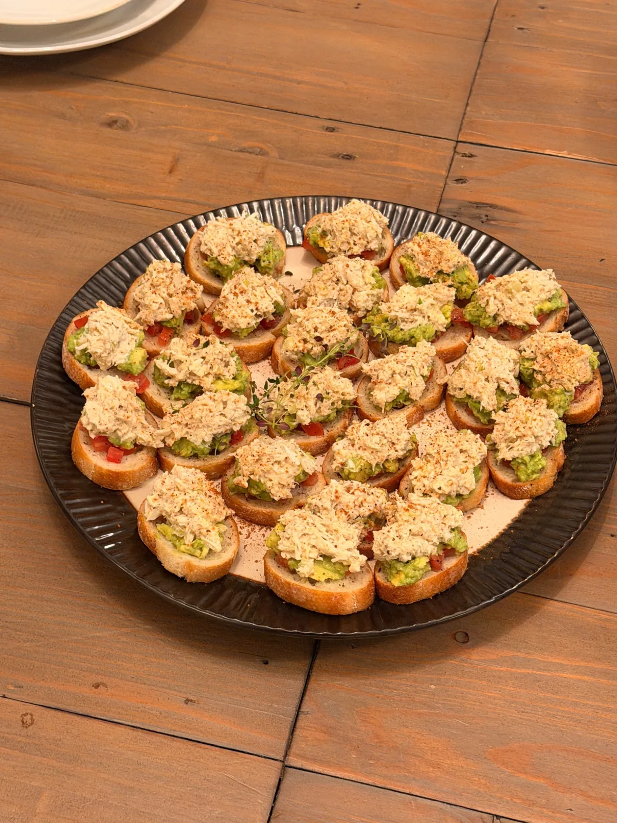 Passed hors d’oeuvres platter